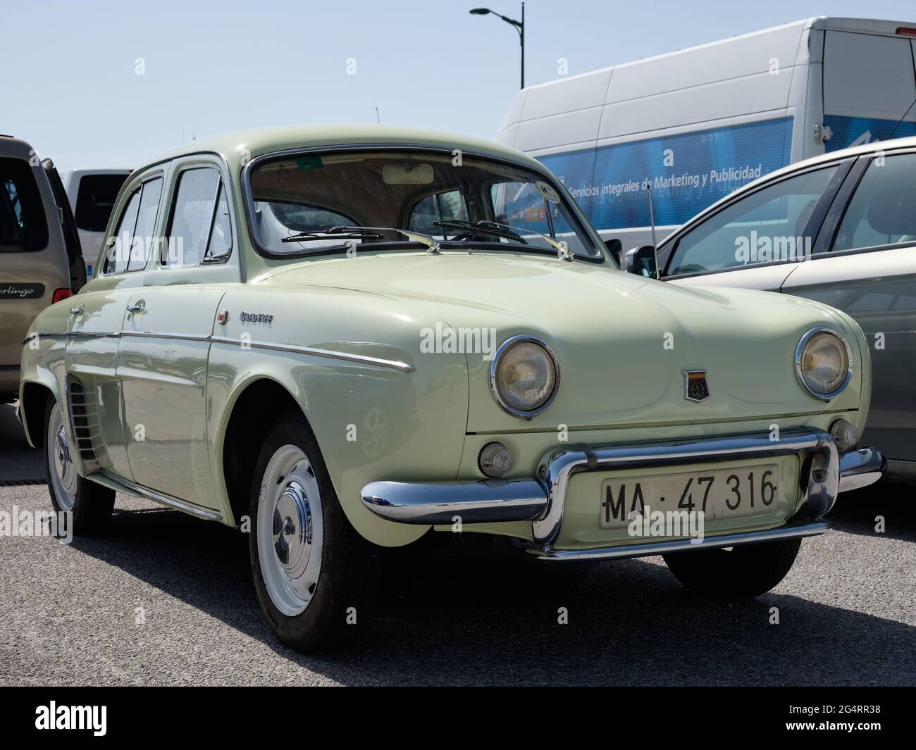 1965 Renault Ondine. Retro Malaga 2021, Andalusia, Spain. Stock Photo