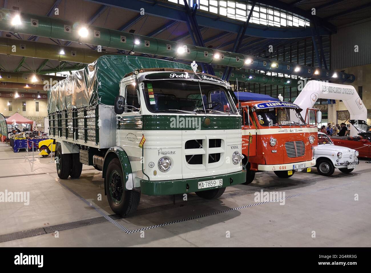 Spanish trucks. Retro Malaga 2021, Andalusia, Spain Stock Photo Alamy