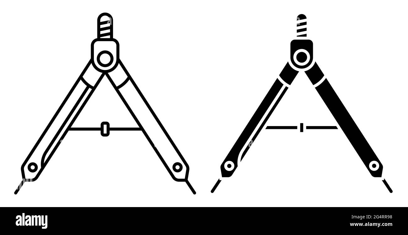 Compass, divider, divider tool, drafting instrument, drawing compass, drawing  tool icon - Download on Iconfinder