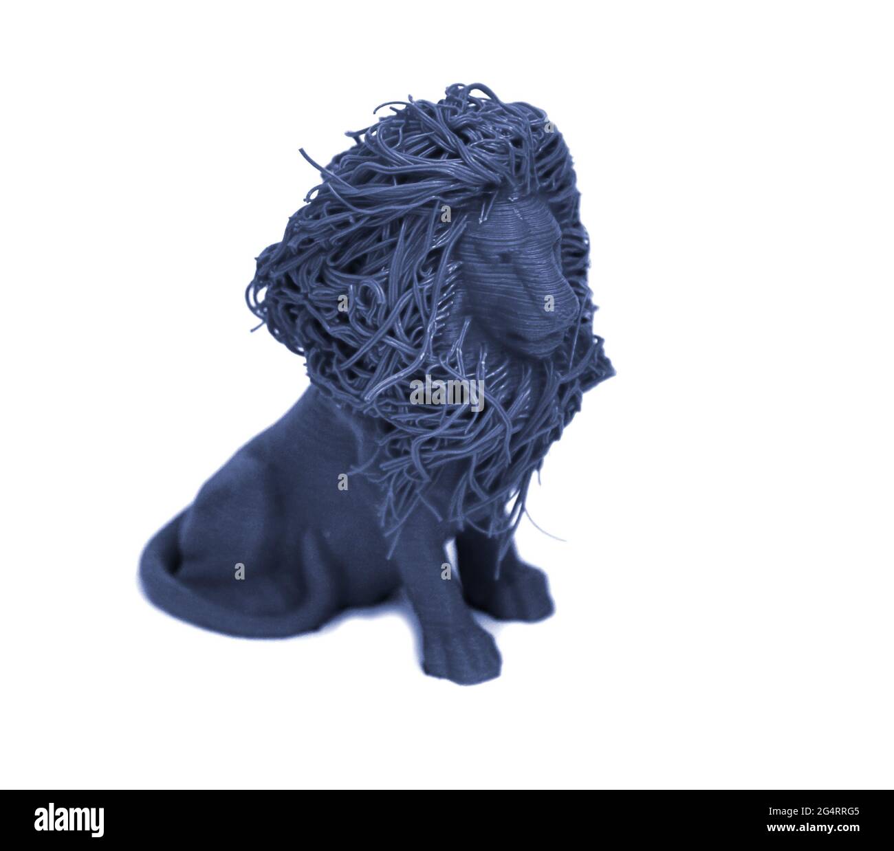 Objects printed by 3d printer Isolated on white background Stock Photo