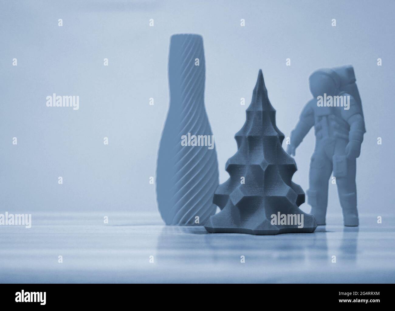 Model printed on 3d printer. Progressive modern additive technology ...