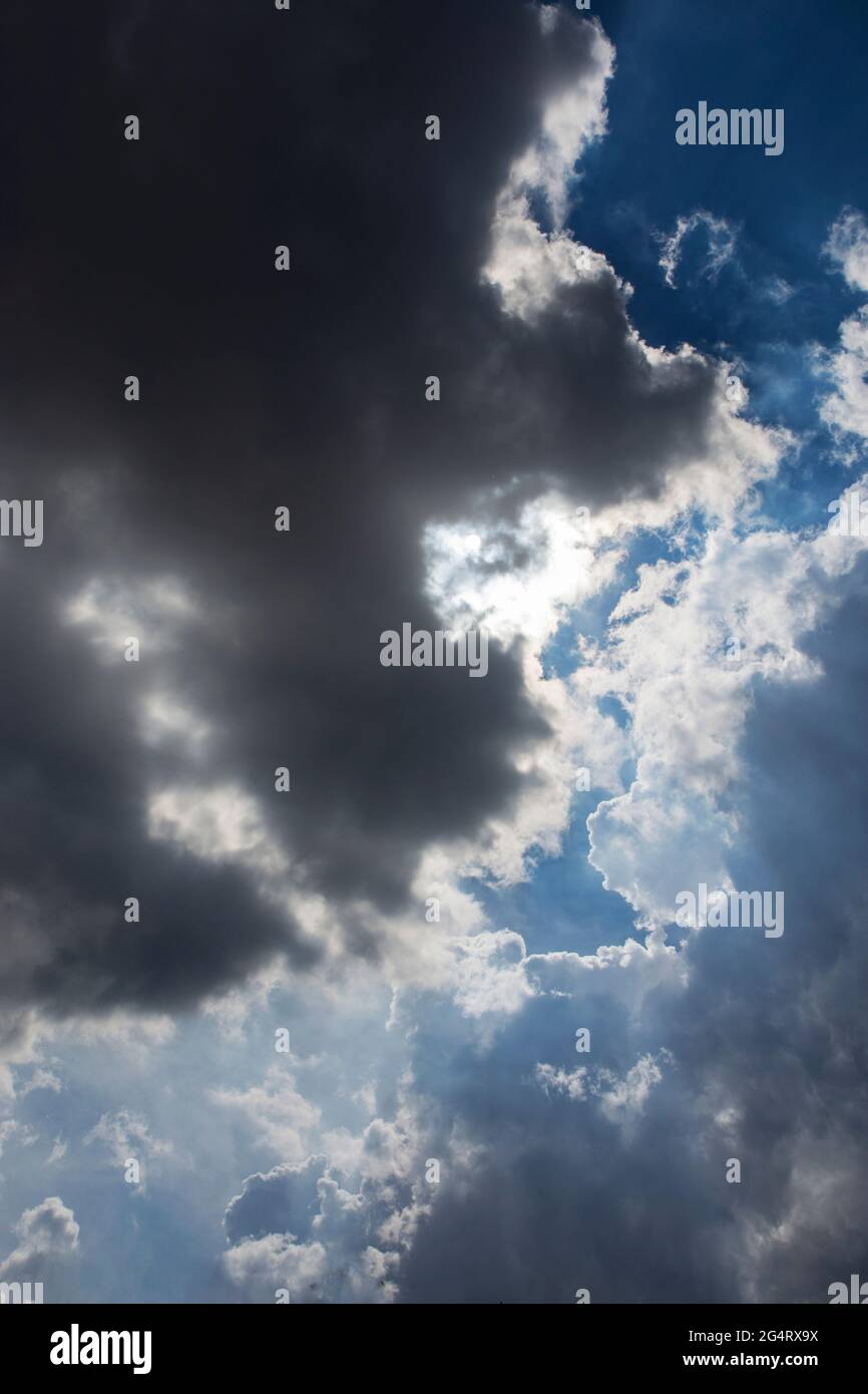 Happy Tuesday Spanish Sign Clouds Sky Stock Photo 217156597