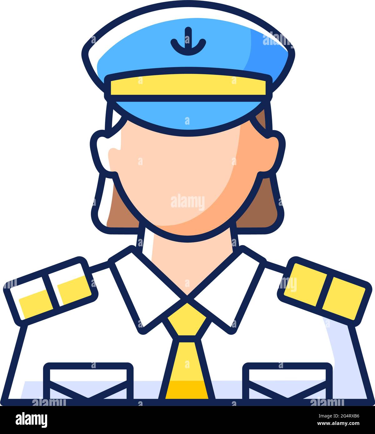 Woman officer ship Cut Out Stock Images & Pictures Alamy