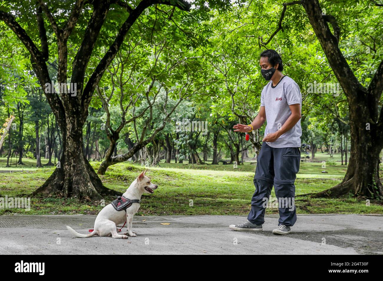 Manila, University of the Philippines (UP) Sagip (Rescue) K9 training