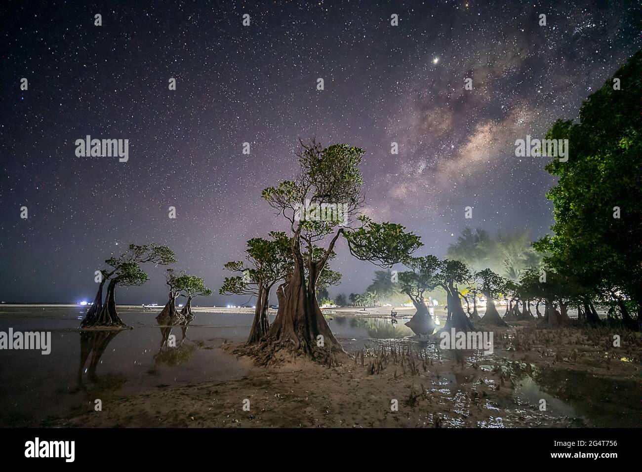 scenery at Walakiri Beach, Sumba Island, Nusa Tenggara Timur, Indonesia Stock Photo