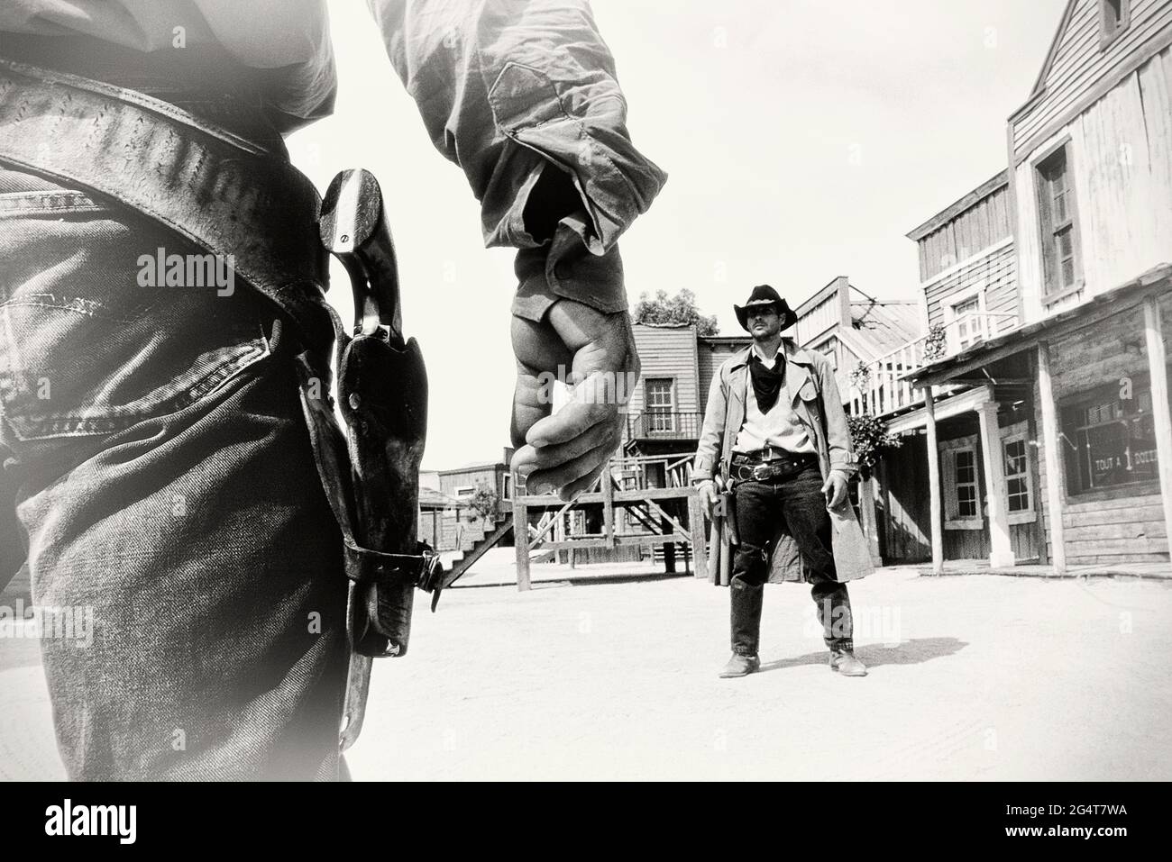Cowboy duel hires stock photography and images Alamy