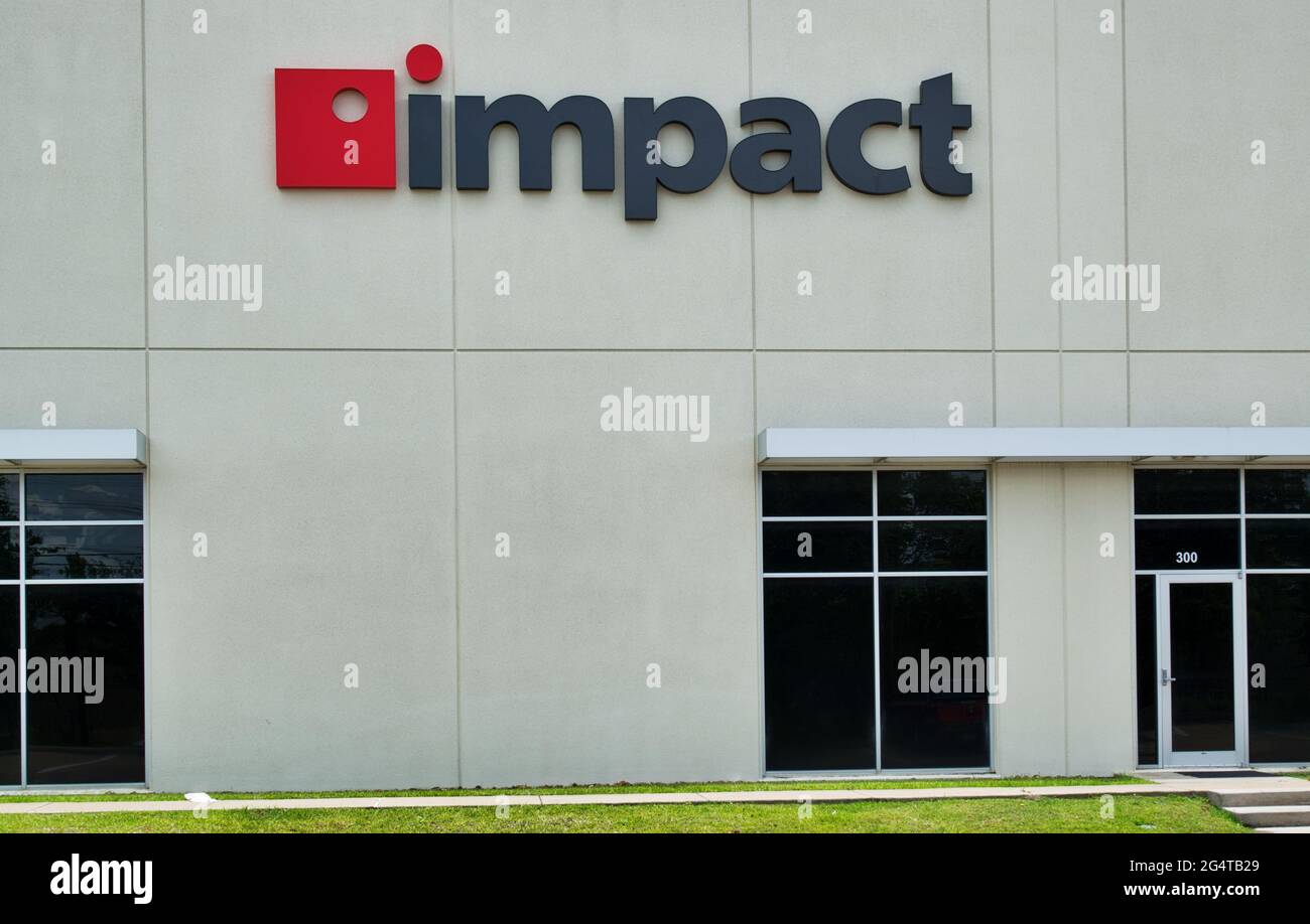 Houston, Texas USA 06202021 Impact Networking office building