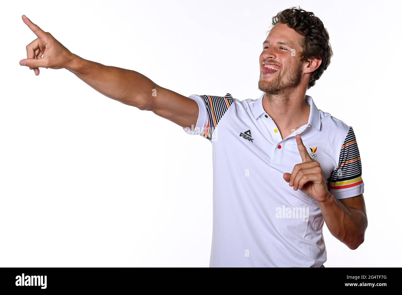 Nicolas De Kerpel pictured during a photoshoot for the Belgian Olympic Committee BOIC - COIB ahead of the Tokyo 2020 Olympic Games, in Brussels, Wedne Stock Photo