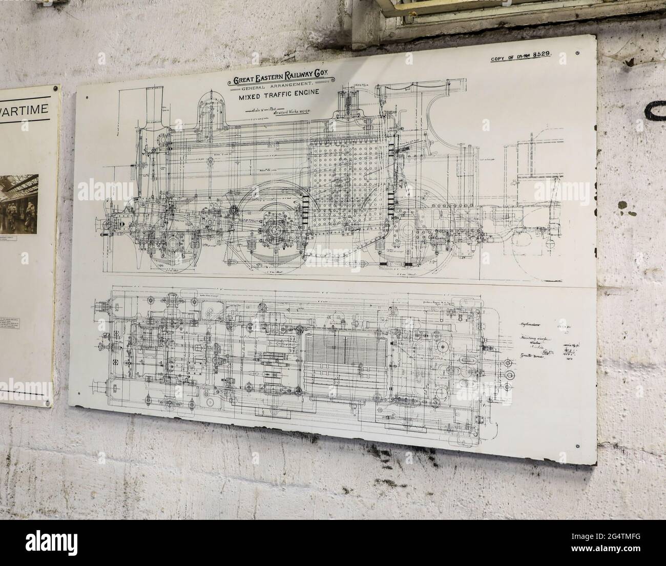 Steam engine blueprint hi-res stock photography and images - Alamy