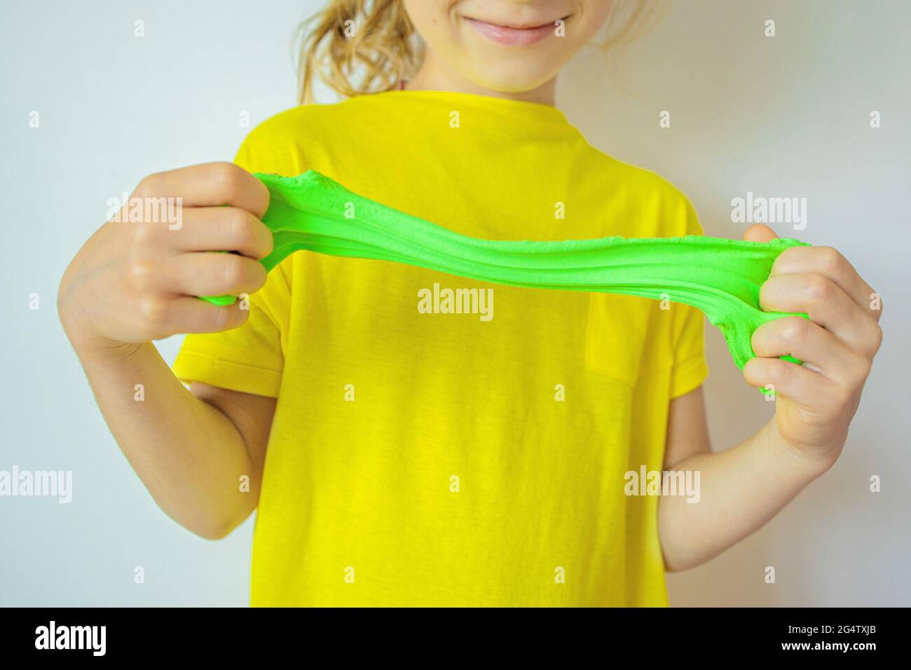 Bottles Of Homemade Plaything Called Slime Colorful Of Science Toy In  Container Spill On Table Selective Focus On Slime Stock Photo - Download  Image Now - iStock