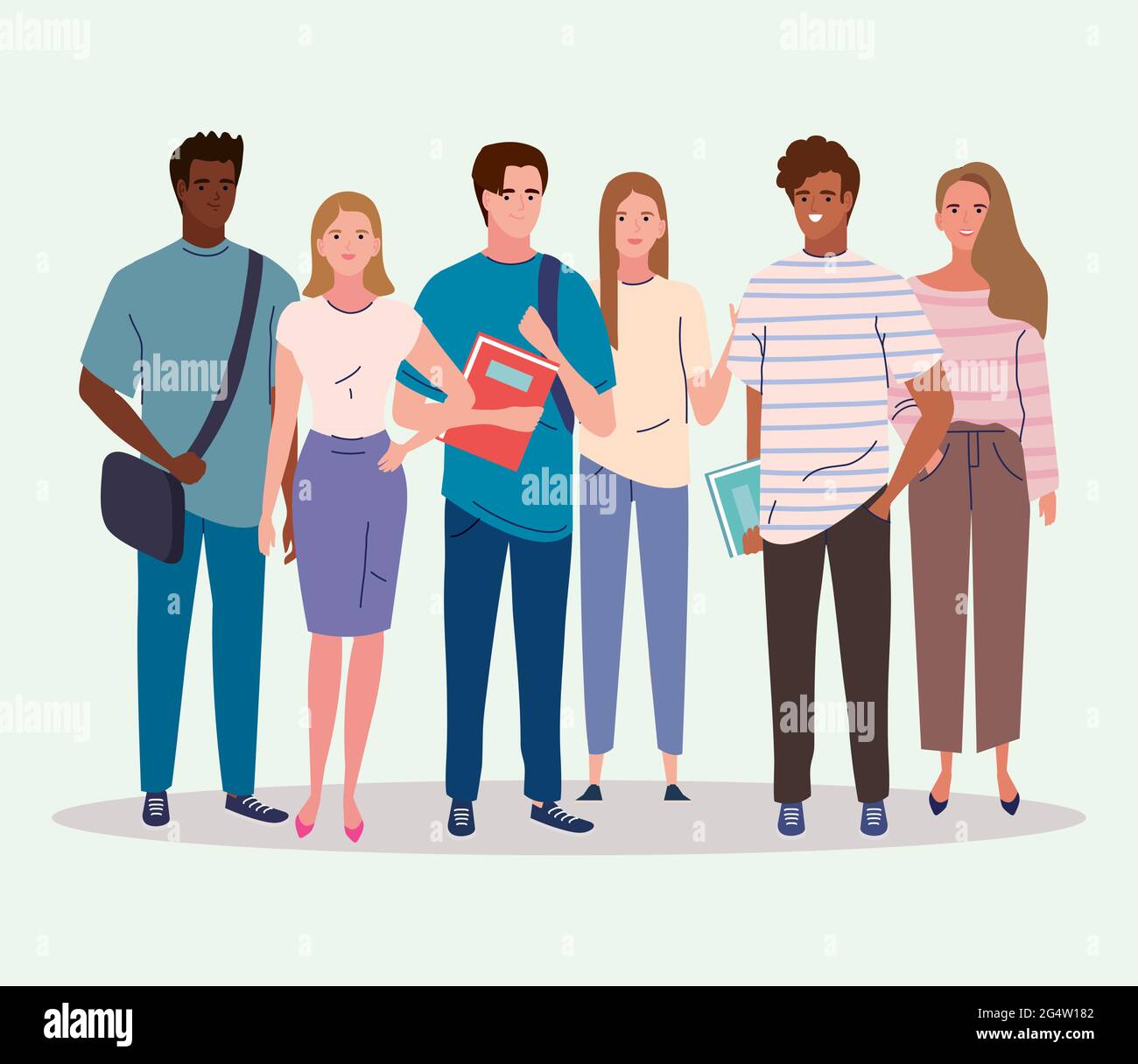 student people multiracial Stock Vector Image & Art - Alamy