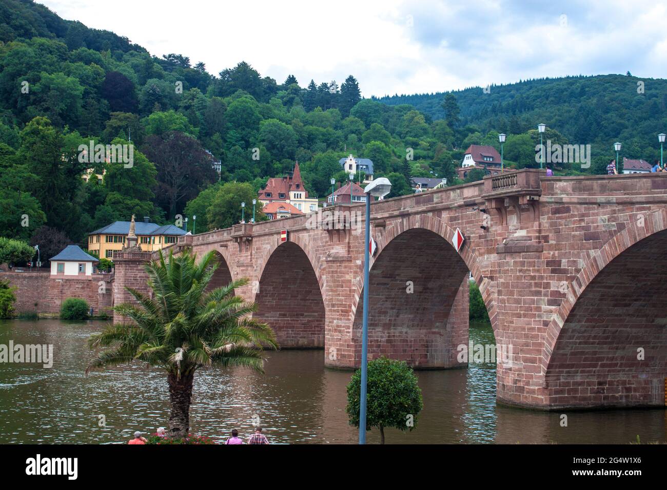Old bridge in Heidelberg, Germany Stock Photo