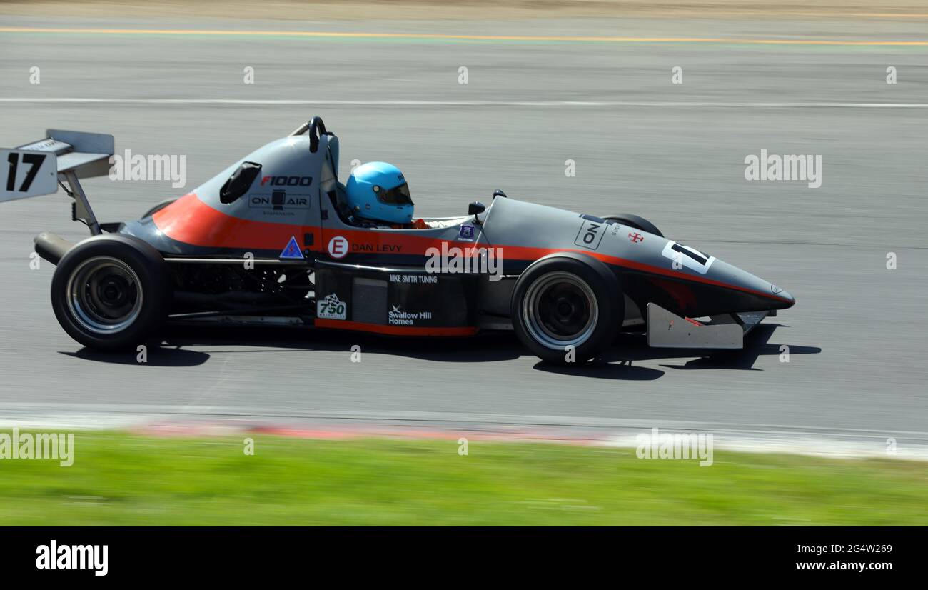 The 750 Motor Club  F1000 championship held at Brands Hatch, Kent, England.  June 2021. Featuring from Daniel ( Dan )  Levy Stock Photo