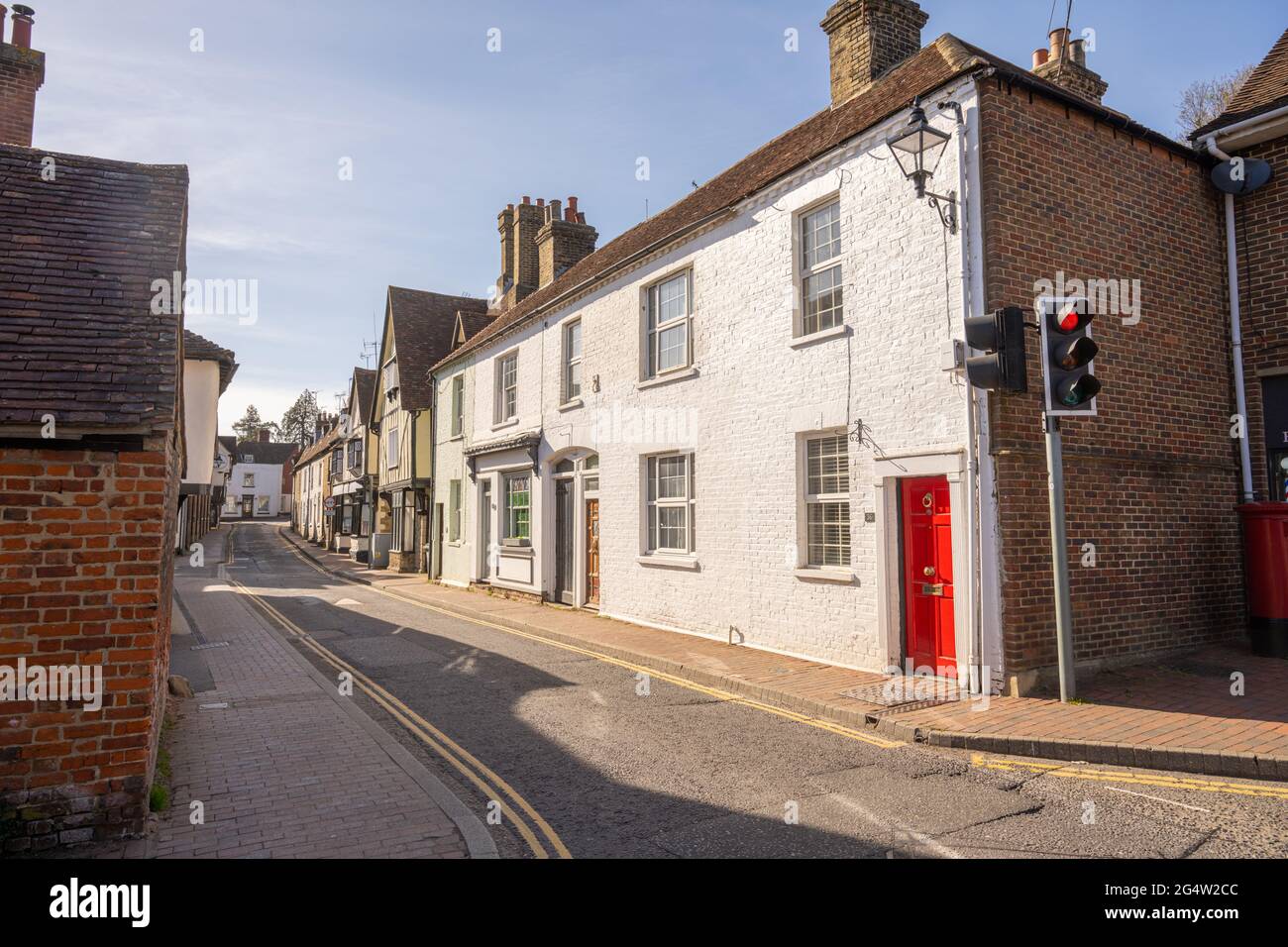 Buildings on The high St Aylesford Kent Stock Photo Alamy