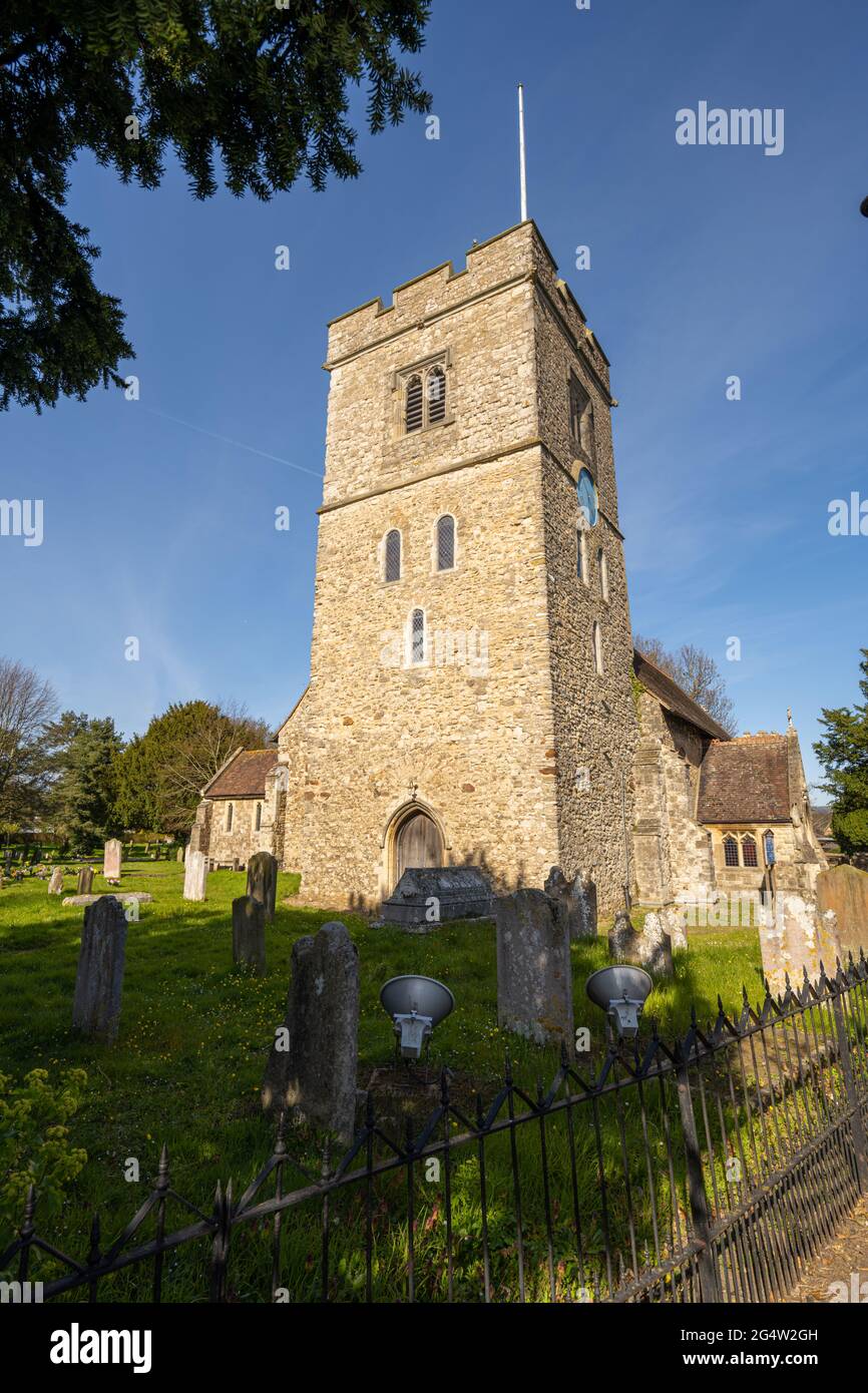 St Peter and St Paul's Church Aylesford Church and churchyard Stock Photo