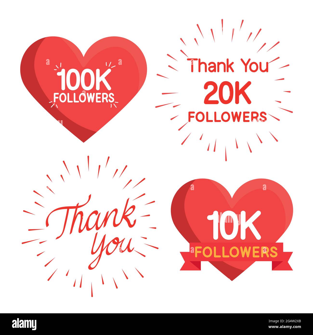 100,000 Red heart Vector Images