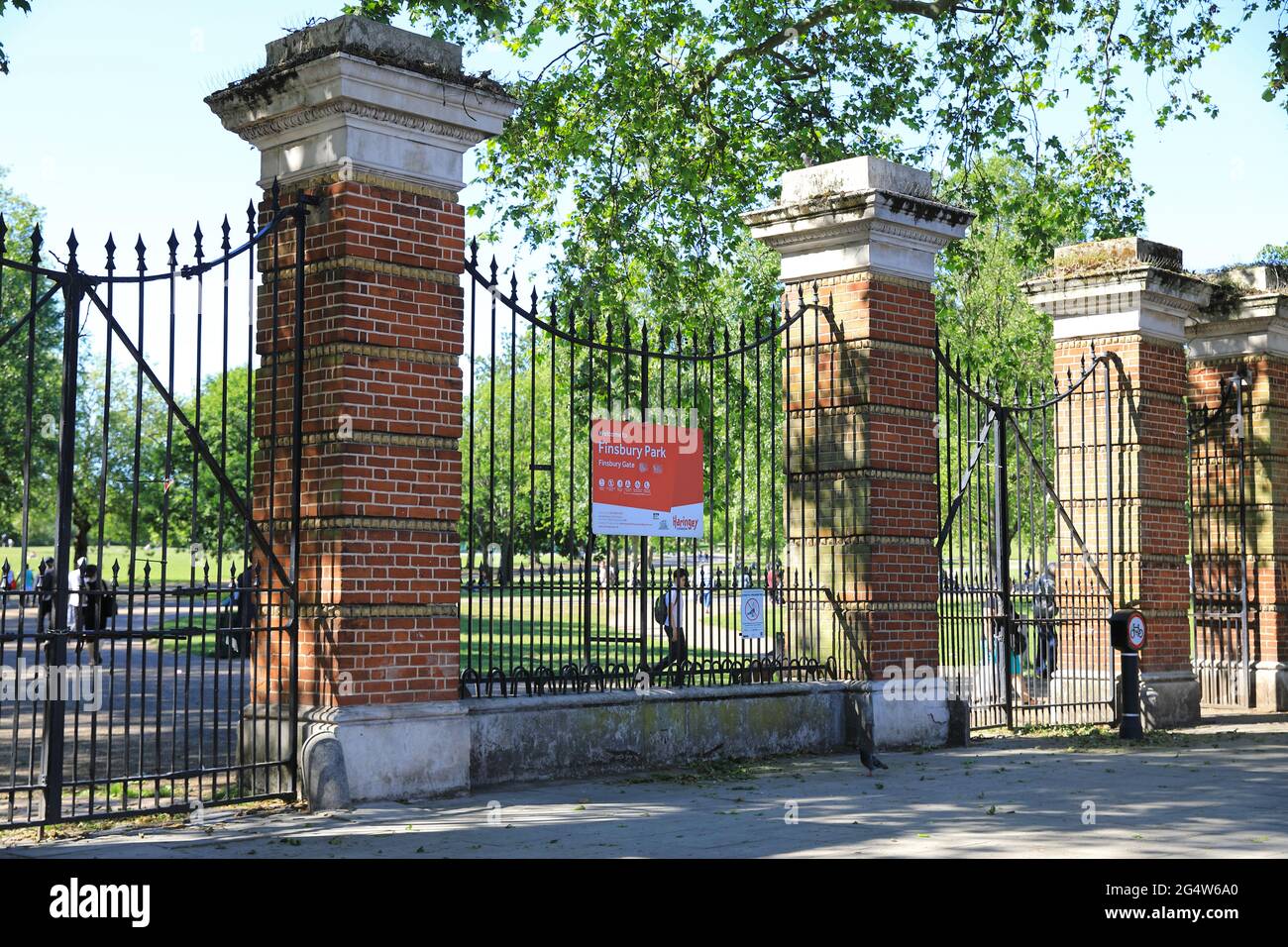The entrance to Finsbury Park the centre of the diverse and multicultural neighbourhood of