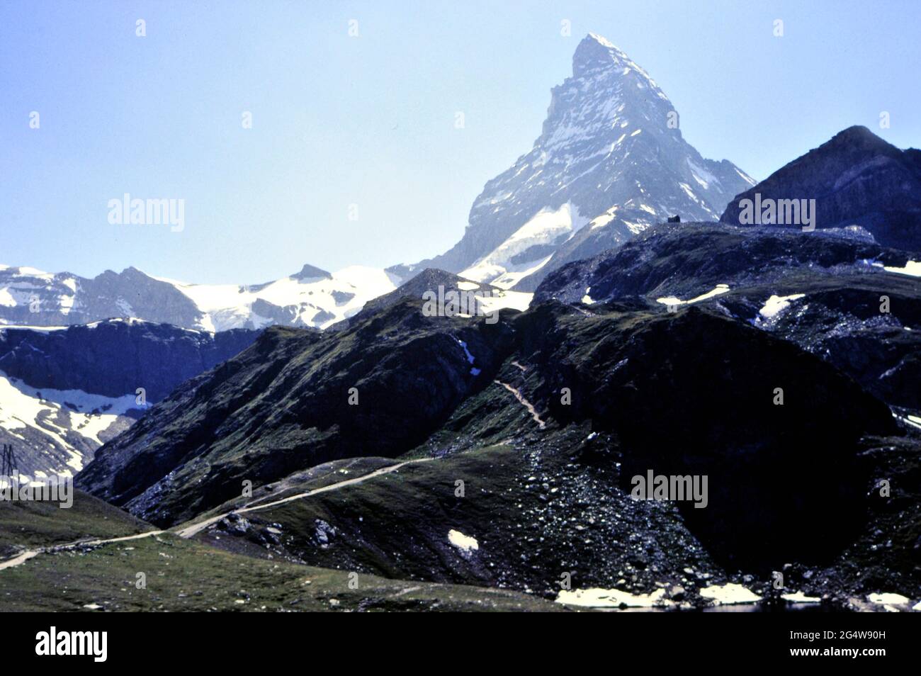 panoramic view of the matterhorn, switzerland Stock Photo - Alamy