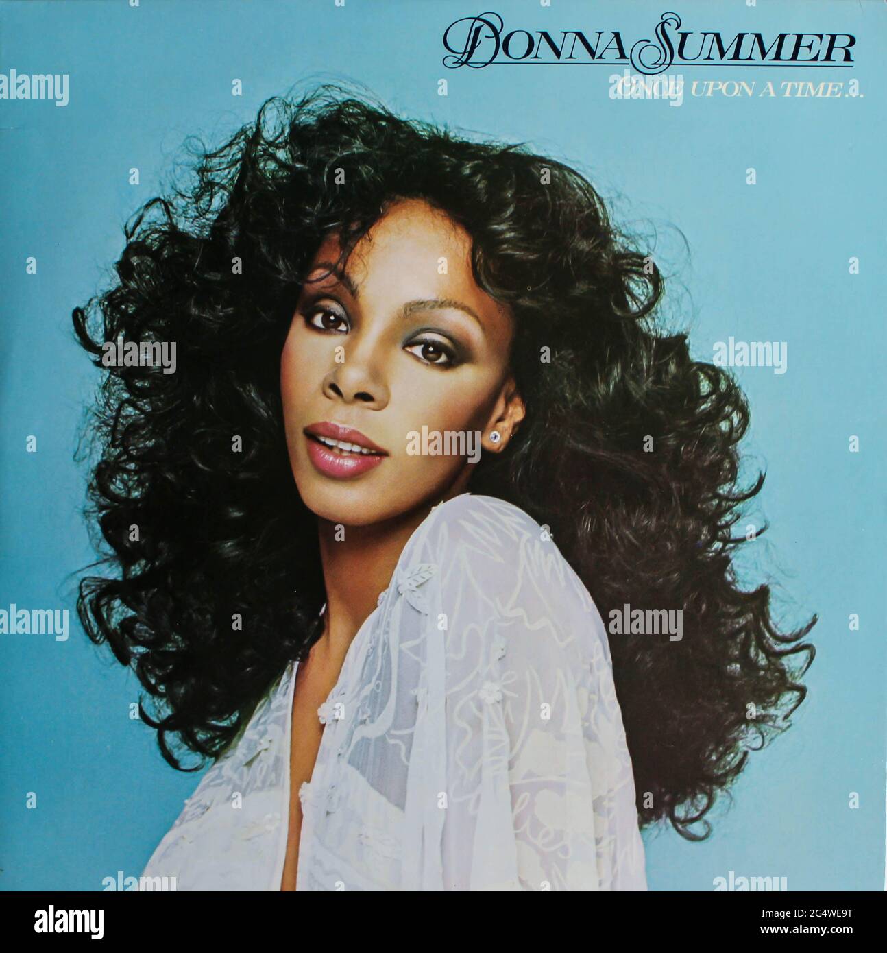 Disco, R&b, dance and soul artist Donna Summer music album on vinyl record  LP disc. Titled: Once Upon a Time album cover Stock Photo - Alamy