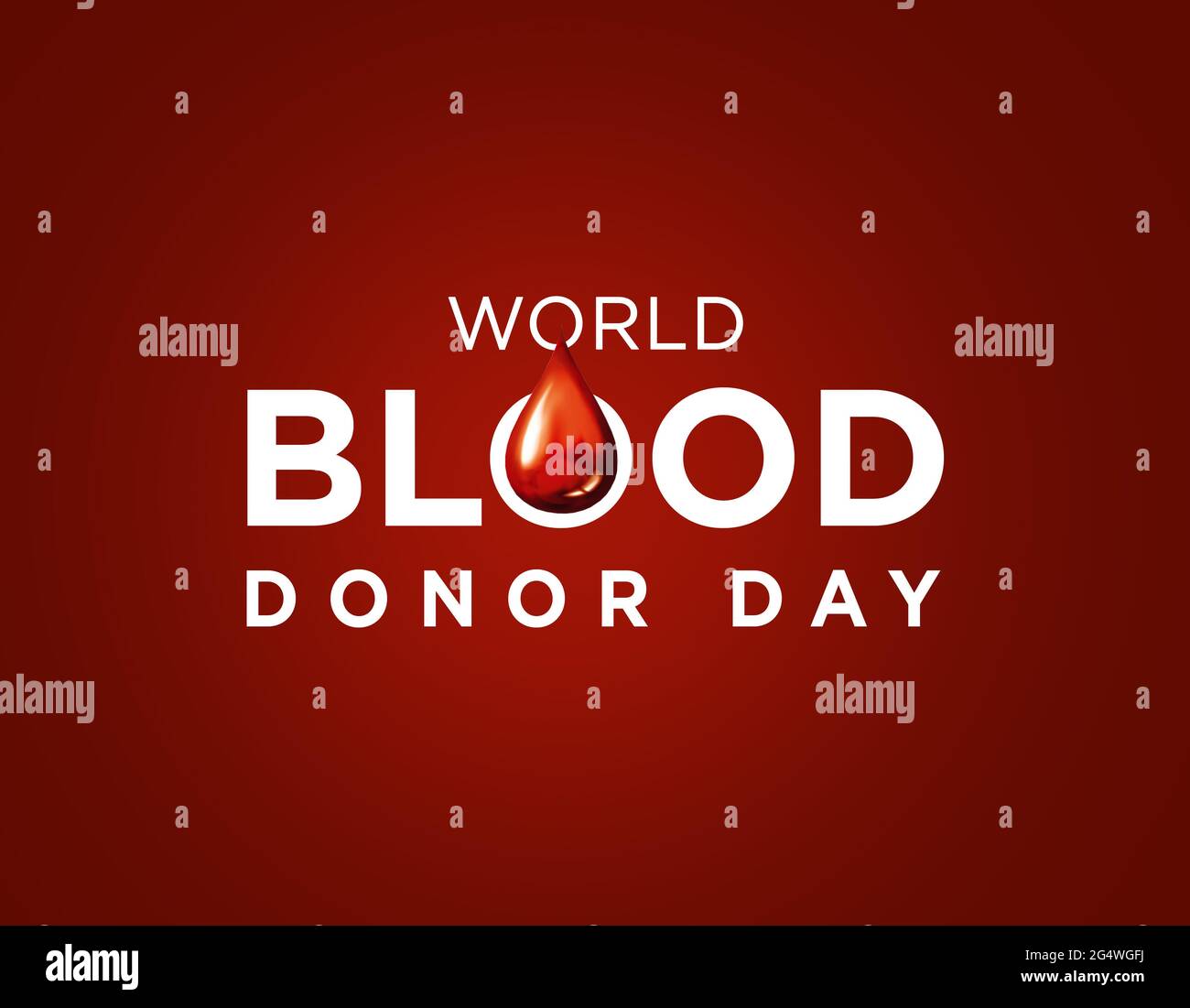 June 14 World Blood Donor Day. Blood Donate Concept Illustration ...