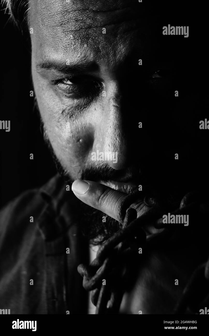 Adult asian man Black and White Stock Photos & Images - Alamy