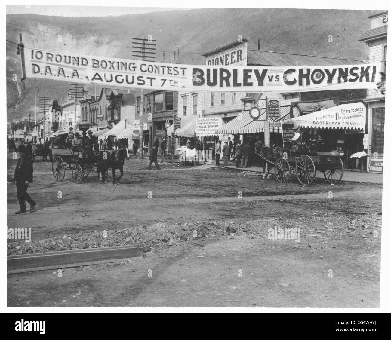 Dawson City, Klondike Territory, 1903 Stock Photo Alamy