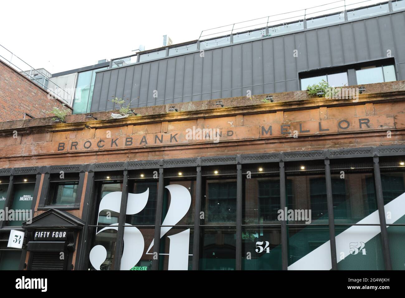 Brockbank and Mellor social space at Seel Street in Liverpool Stock Photo