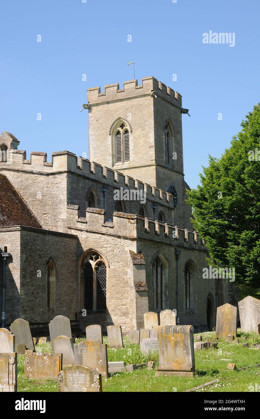 St Mary's Church, Oakley, Bedfordshire Stock Photo Alamy