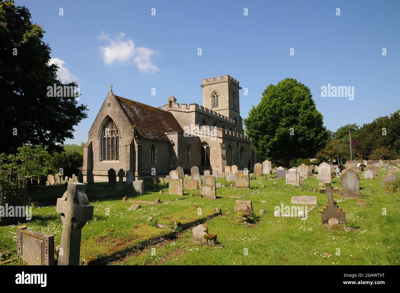 St Mary's Church, Oakley, Bedfordshire Stock Photo Alamy