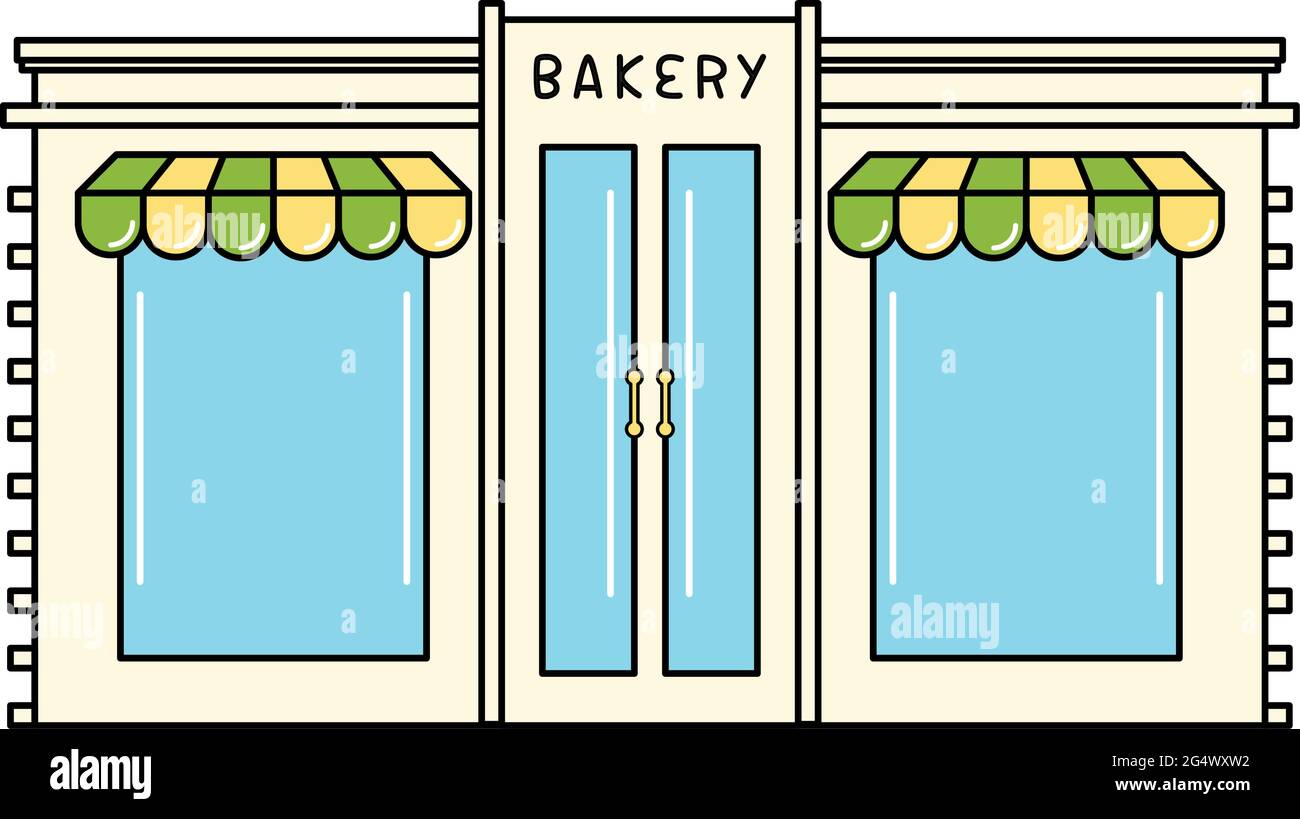 Isolated shop building icon Bakery store Stock Vector Image & Art - Alamy