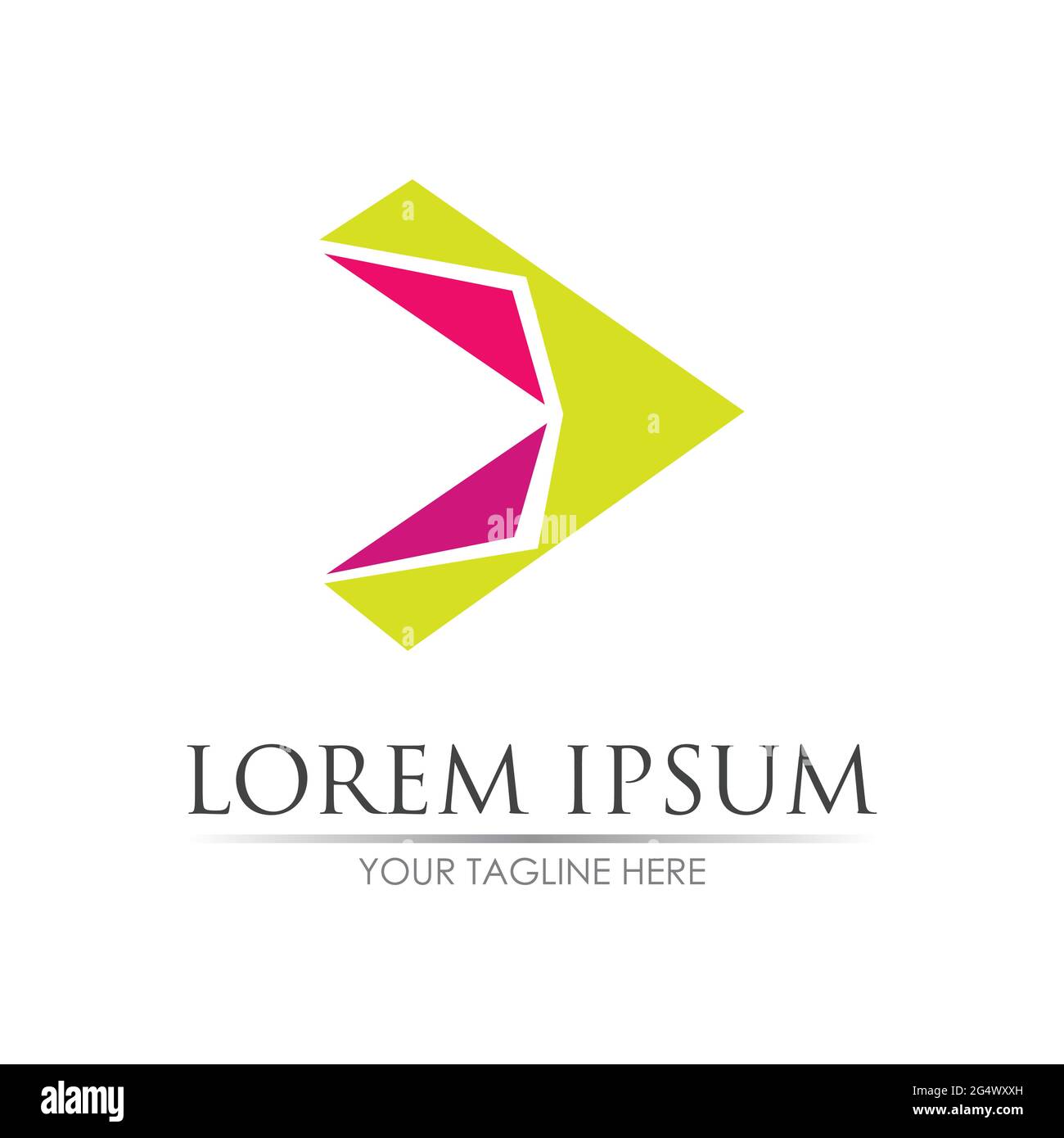 Arrow vector illustration icon Logo Template design Stock Vector Image ...