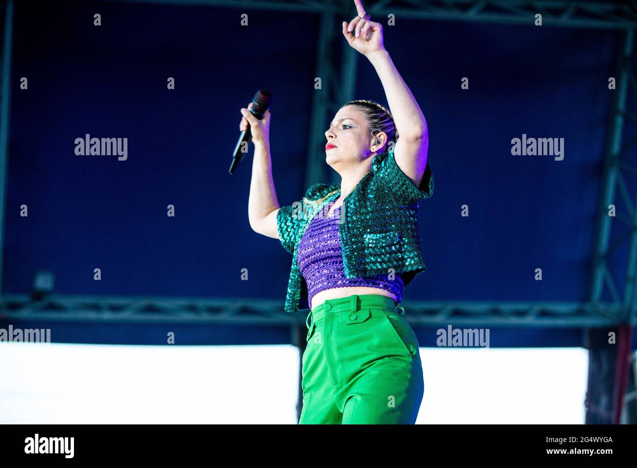 Sesto San Giovanni Milan Italy june 23th 2021 Emma Marrone live at Carroponte © Roberto Finizio / Alamy Stock Photo