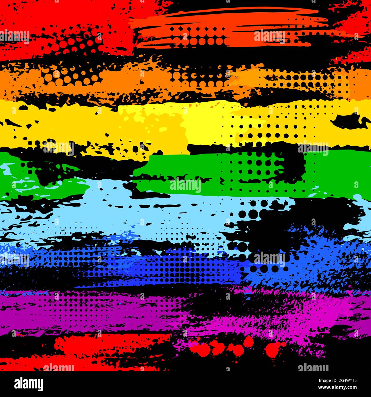 Abstract seamless background from the spots. Vector illustration Stock Vector