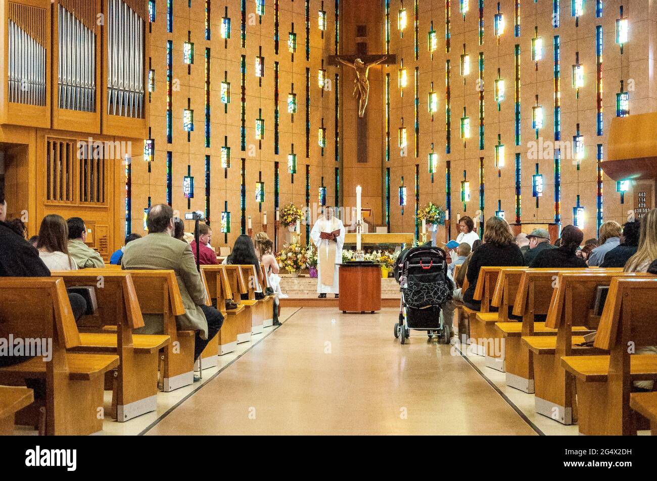 Annunciation of the Blessed Virgin Mary Catholic Church, Toronto, Canada Stock Photo