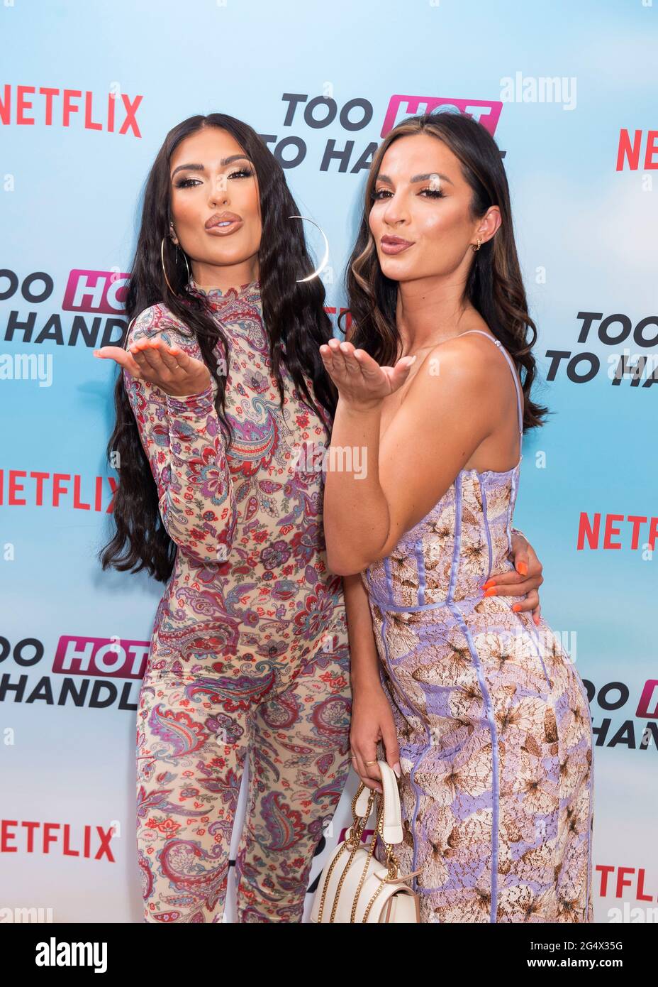 London, UK. 23rd June, 2021. Emily Miller and Christina Carmela attend