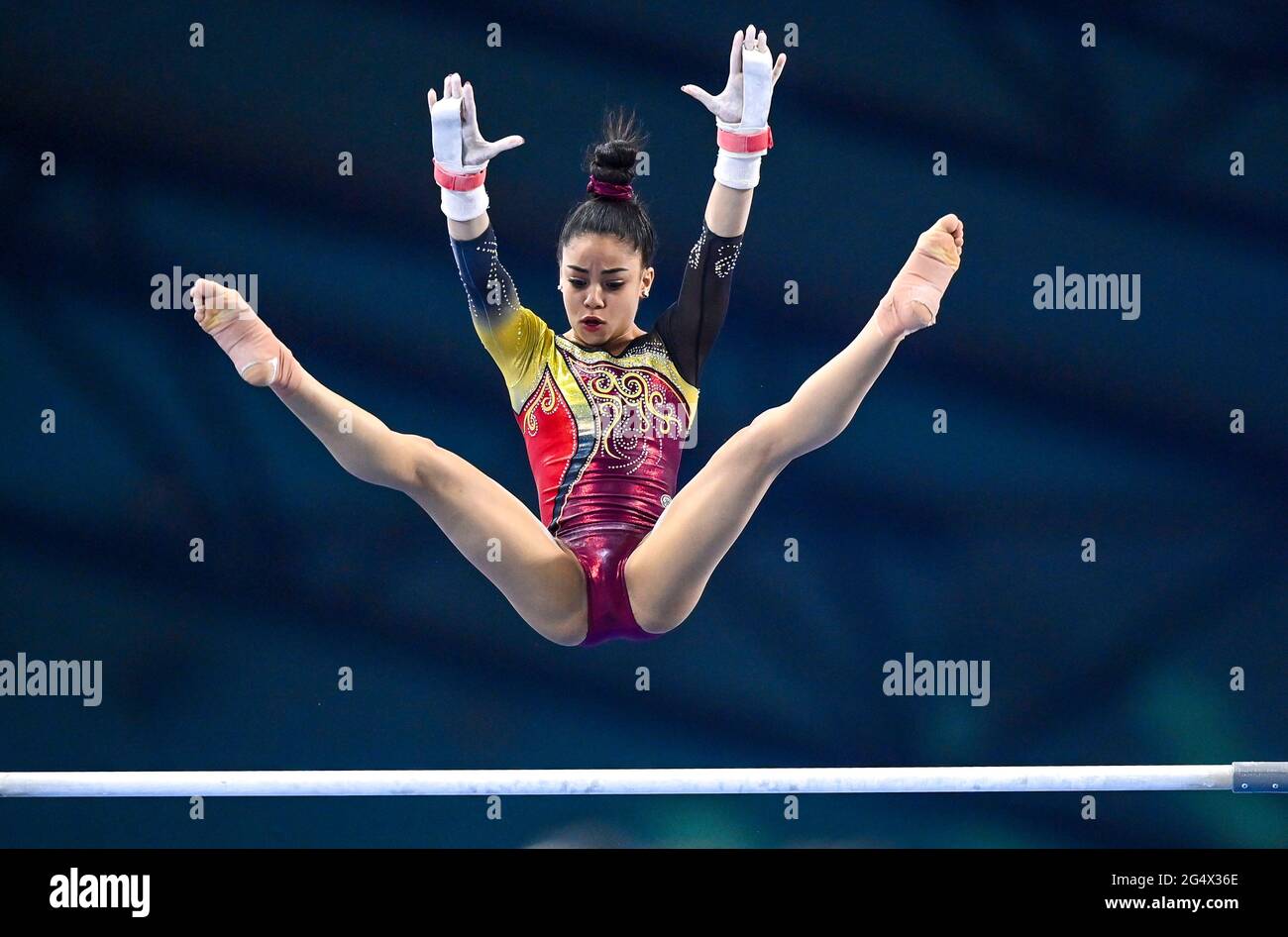 Doha, Qatar. 23rd June, 2021. Jana Mahmoud of Egypt competes during the