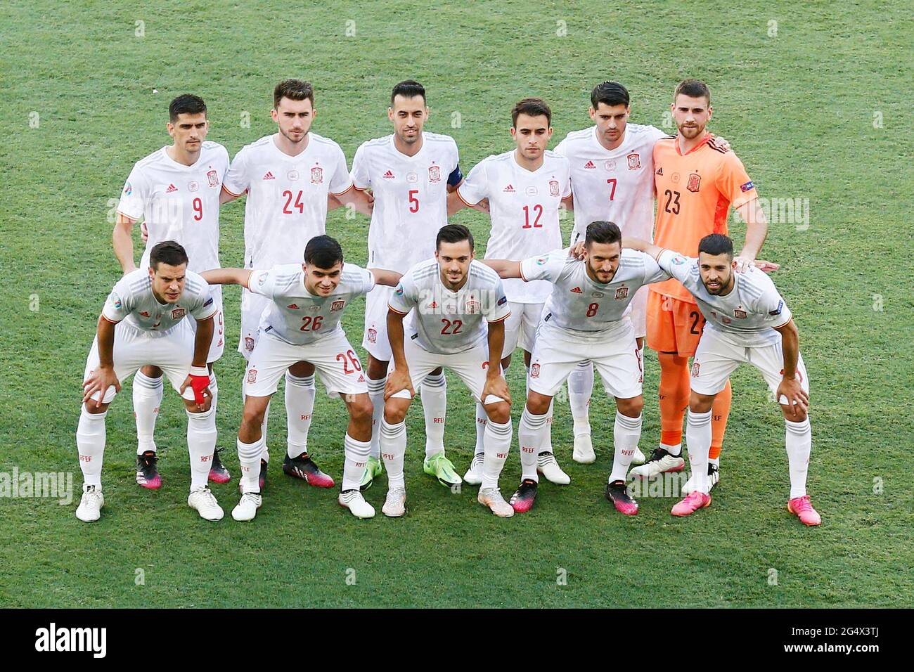 Spain Team Group Line Up Esp High Resolution Stock Photography And Images Alamy