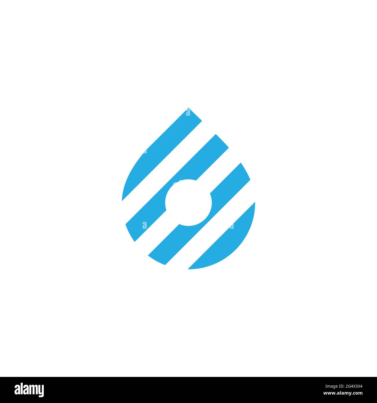 stripes geometric drop water symbol vector Stock Vector