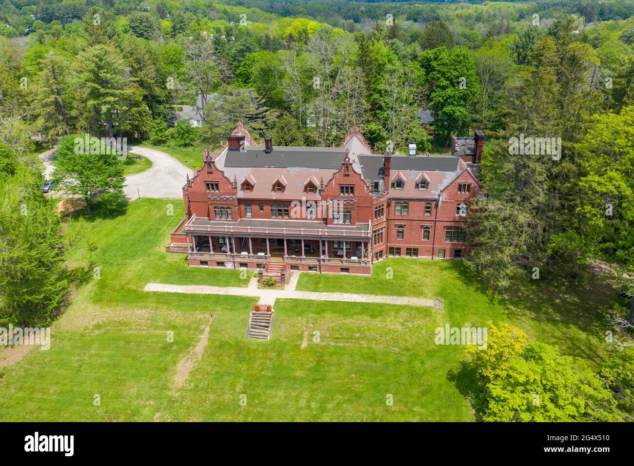 Ventfort Hall Mansion and Gilded Age Museum, Lenox, MA Stock Photo