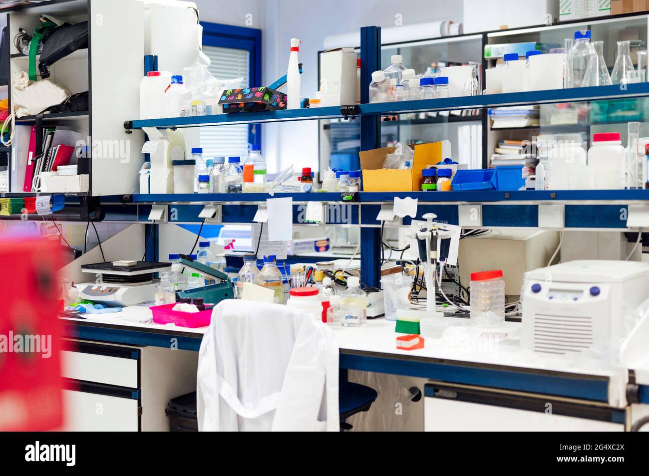 Interior of medical laboratory Stock Photo Alamy