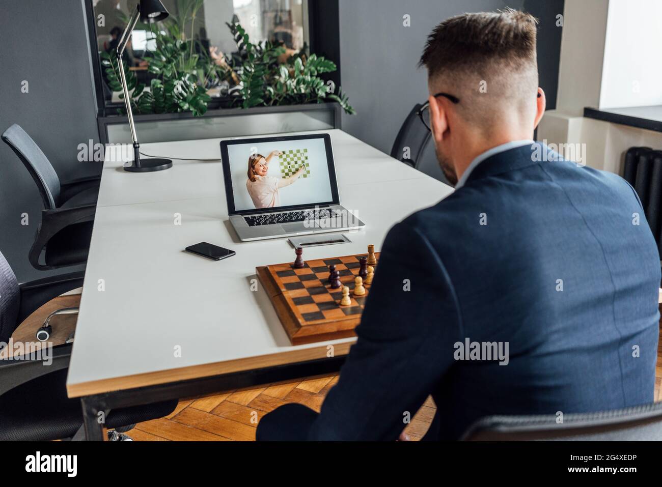 Play Chess Online with Tablet Computer. Online Education, Remote Distance  Learning, Entertainment at Home Stock Image - Image of home, concentration:  210118977