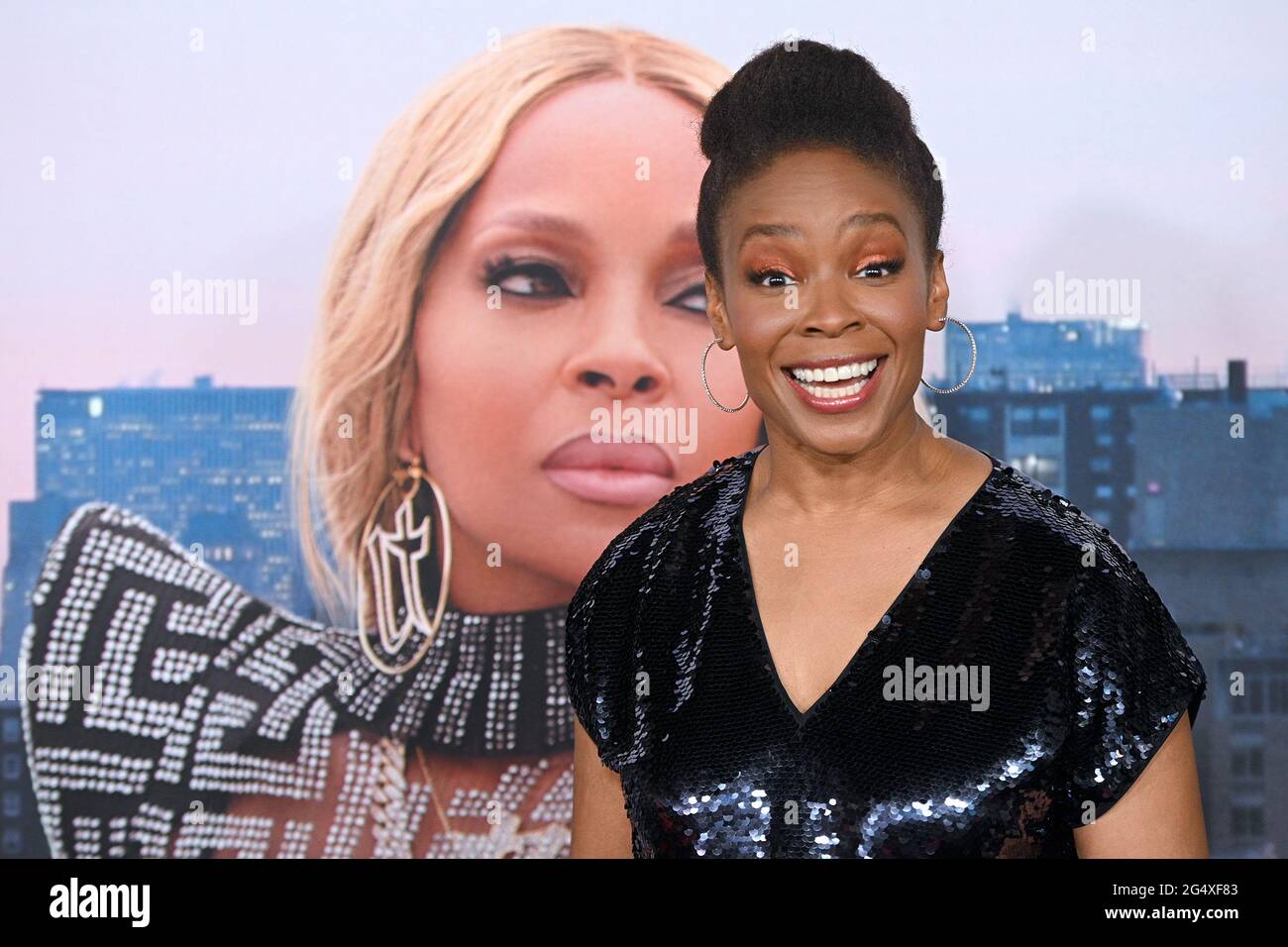 New York, USA. 23rd June, 2021. Amber Ruffin attends “Mary J. Blige's
