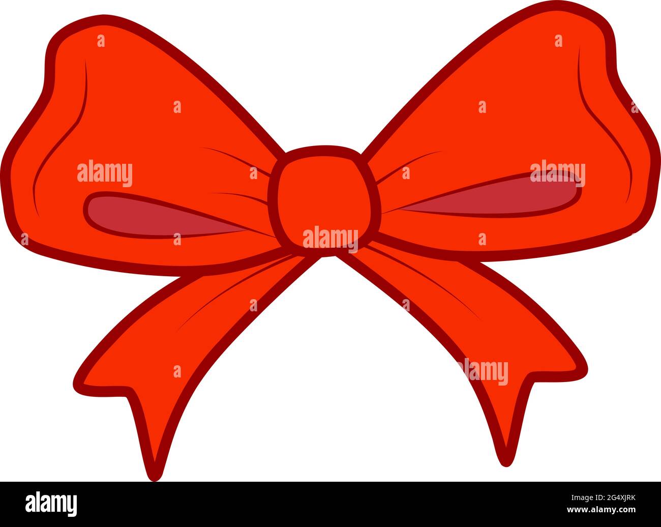 Red Bow - A cartoon illustration of a Red Bow Stock Vector Image & Art -  Alamy