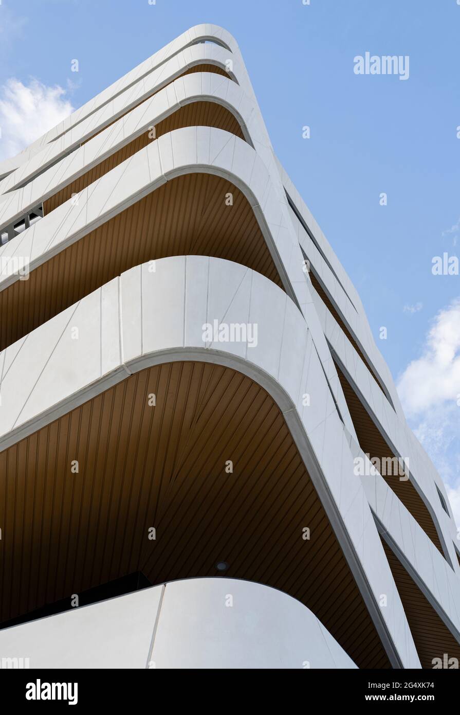 Spain, Madrid, Balconies of Mendez Alvaro Residencial apartment Spain, Madrid, Balconies of Mendez Alvaro Residencial apartment