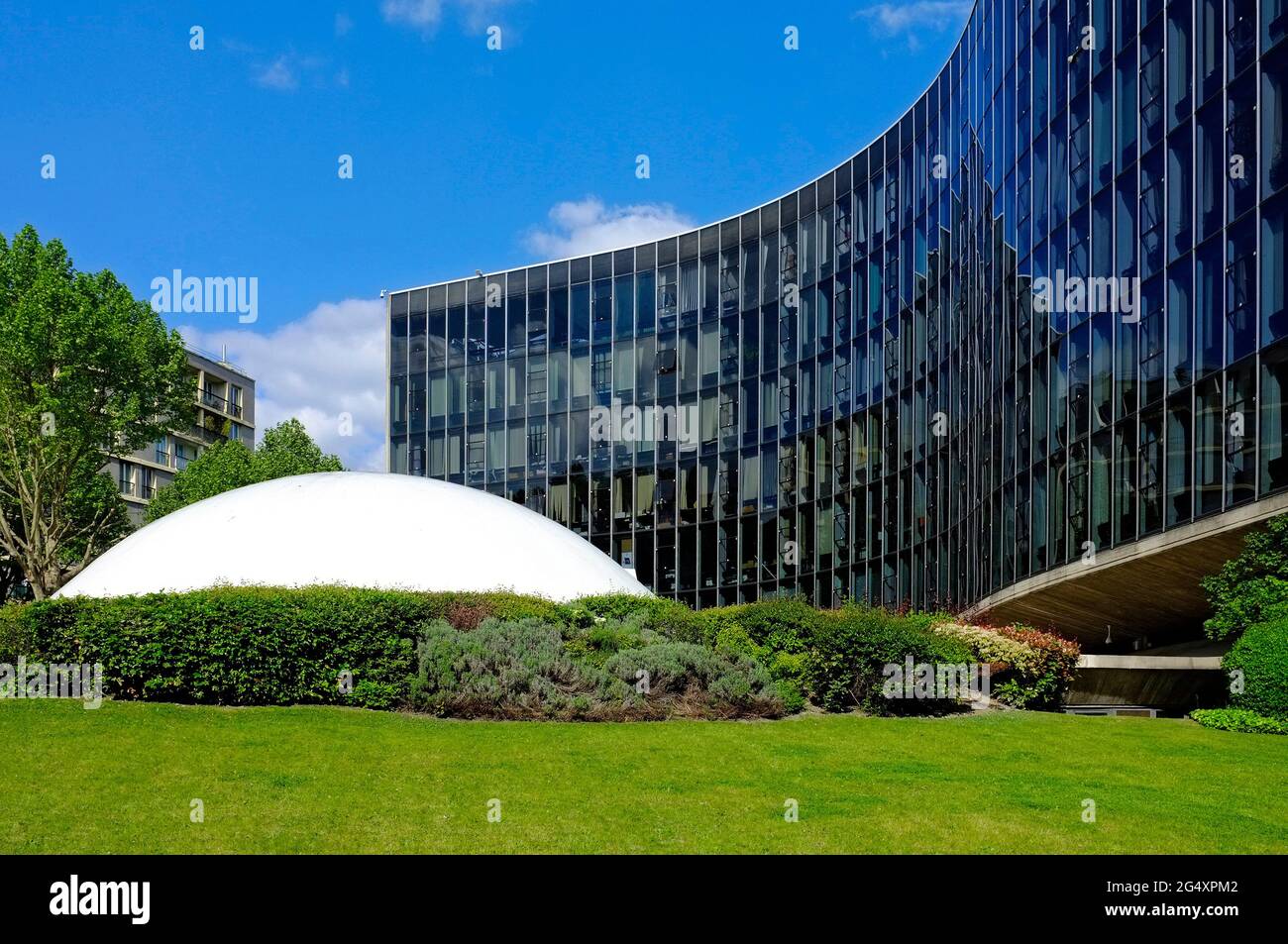 FRANCE, PARIS (75), FRENCH COMMUNIST PARTY HEADQUARTERS, PLACE DU COLONEL FABIEN Stock Photo