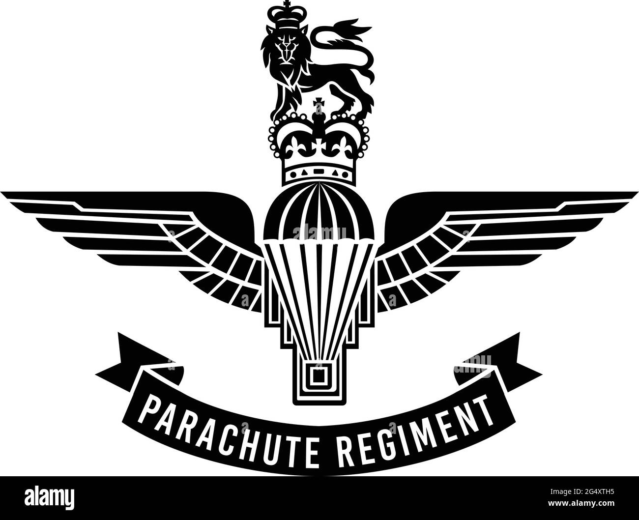 British parachute regiment badge Stock Vector Images - Alamy