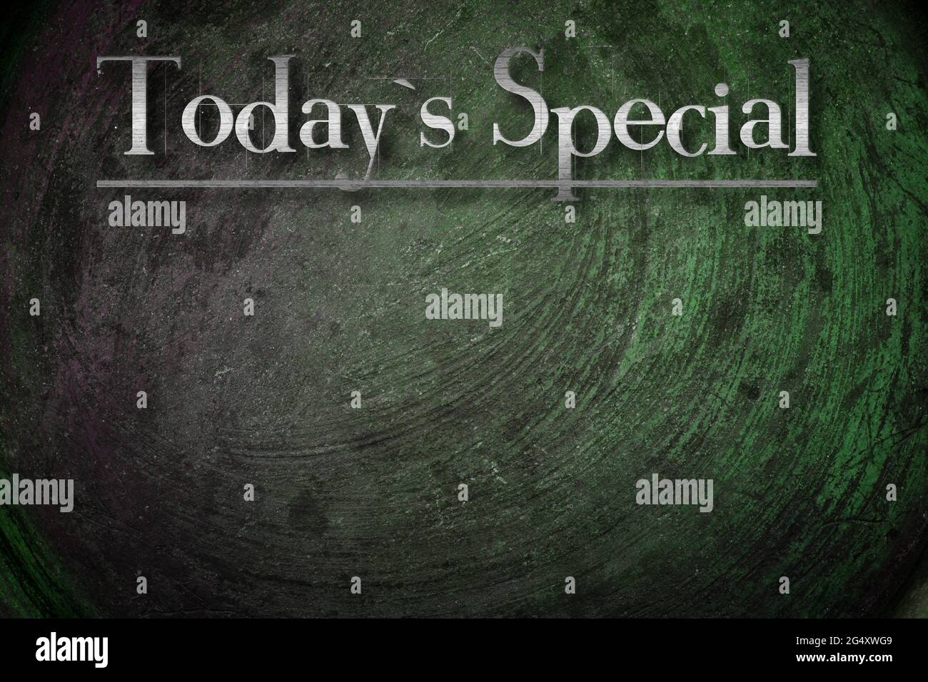 Todays Special Concept text Stock Photo - Alamy
