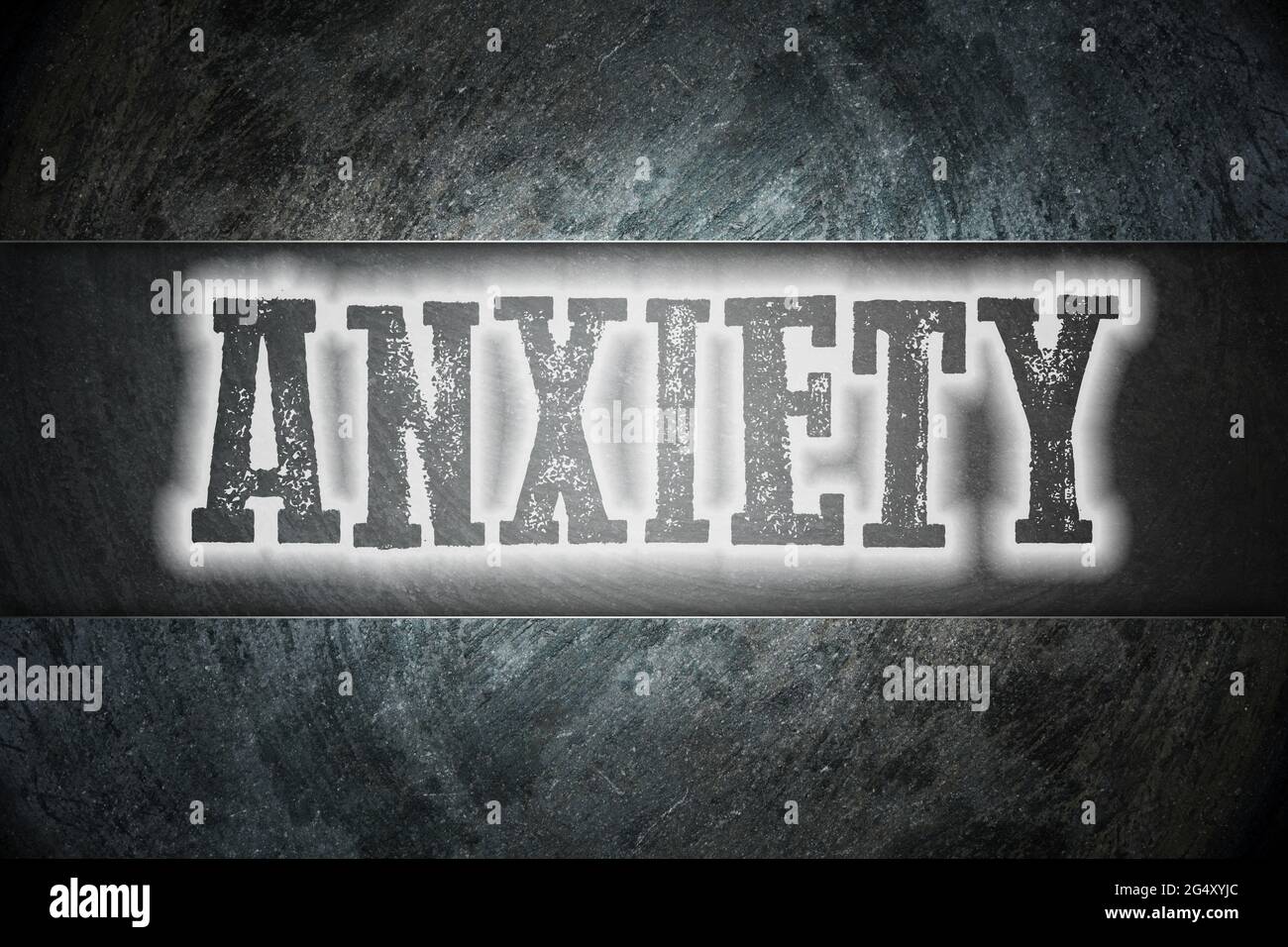 Anxiety Concept text on background Stock Photo