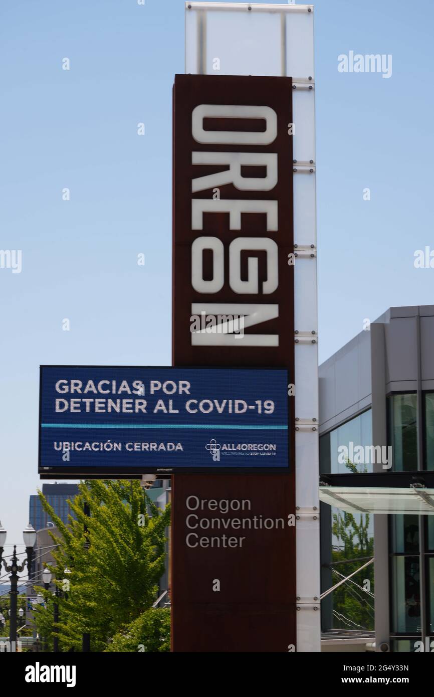 A COVID19 public service announcement in Spanish on the Oregon