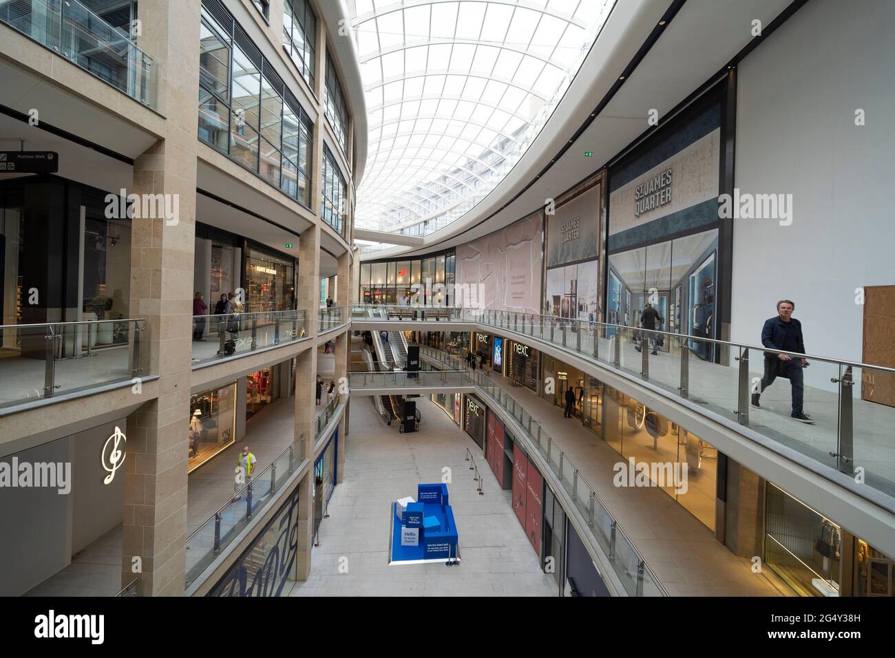 Edinburgh, Scotland, UK. 24 June 2021. First images of the new St James ...
